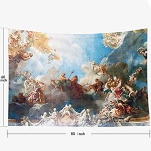 large tapestry greek gods